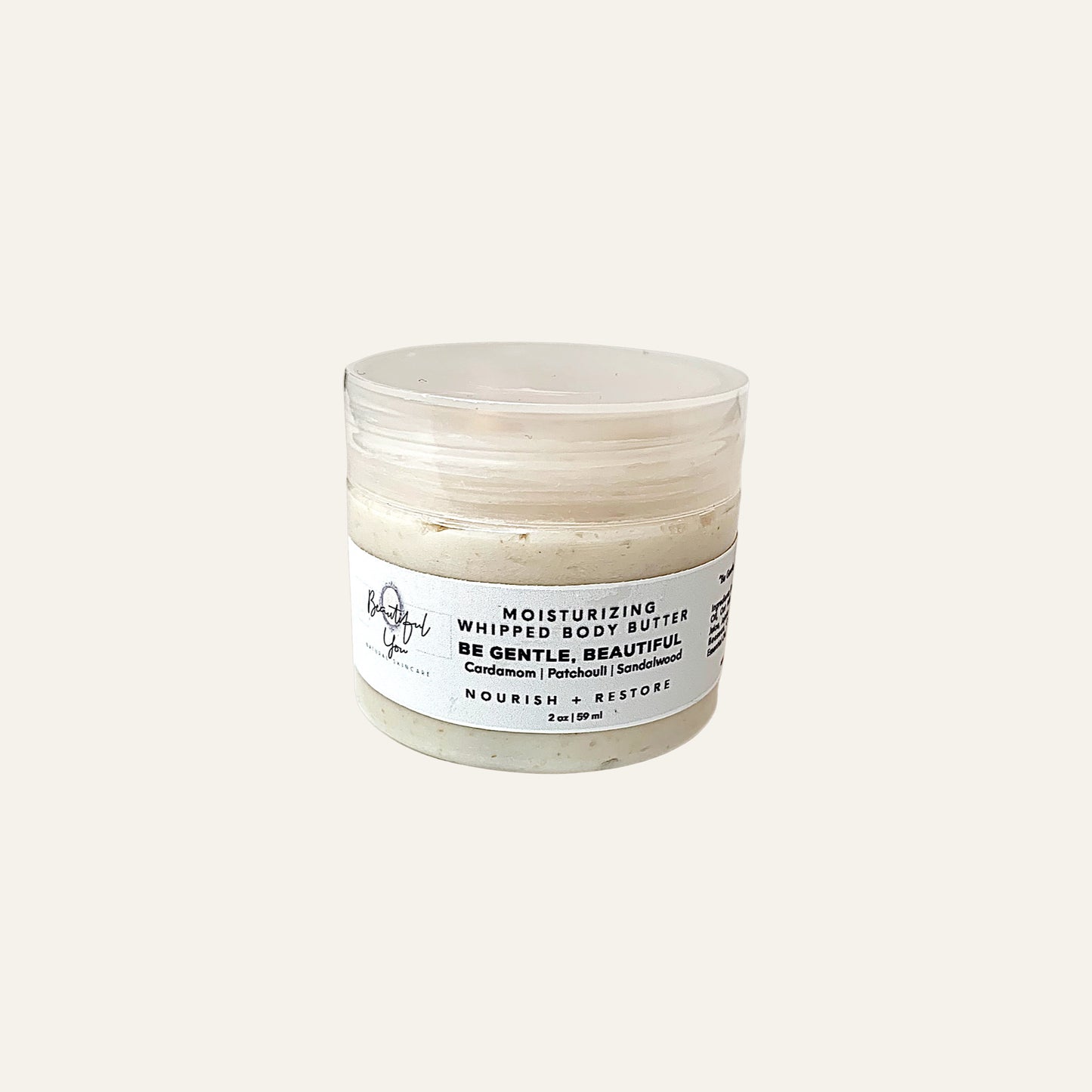 Be Gentle, Beautiful Travel Moisturizing Whipped Body Butter